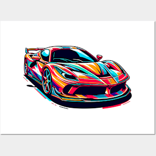 Ferrari F8 Posters and Art